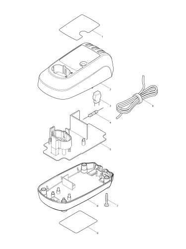 Vue éclatée Makita DC07SA#01