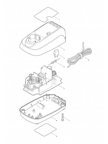 Vue éclatée Makita DC10WA#01