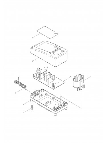 Vue éclatée Makita DC1414#01