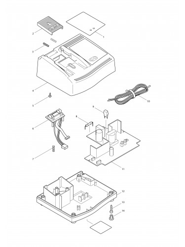 Vue éclatée Makita DC24WA#01