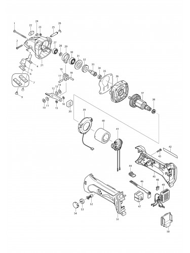 Vue éclatée Makita DJS101#01
