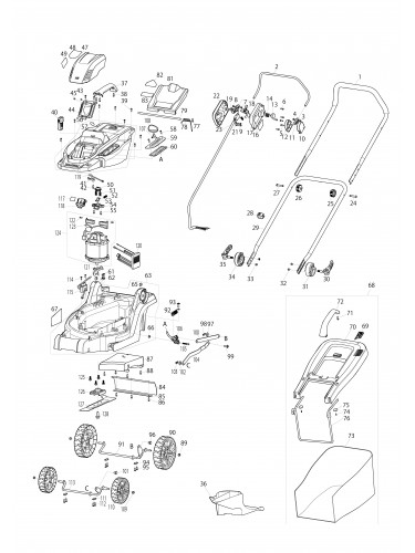 Vue éclatée Makita DLM330#01