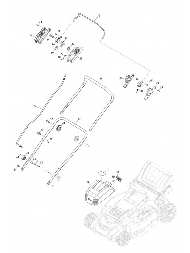 Vue éclatée Makita DLM480#01