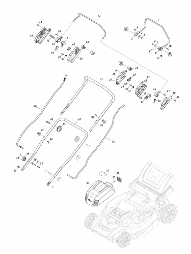 Vue éclatée Makita DLM481#01