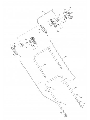 Vue éclatée Makita DLM530#01