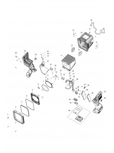 Vue éclatée Makita DML812#01