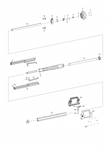 Vue éclatée Makita DML814#01