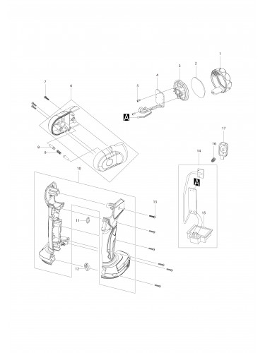 Vue éclatée Makita DML815#01