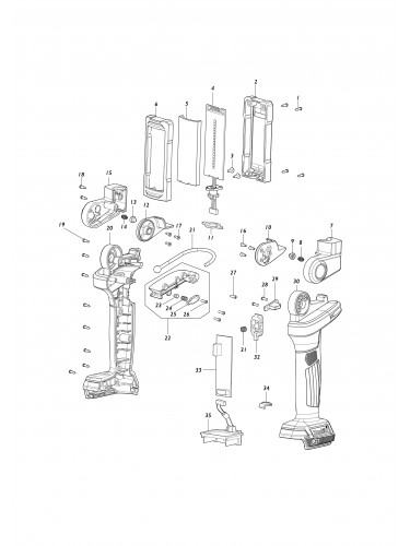 Vue éclatée Makita DML816#01