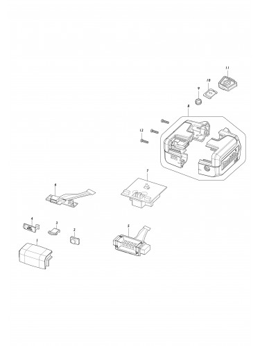 Vue éclatée Makita DML817#01