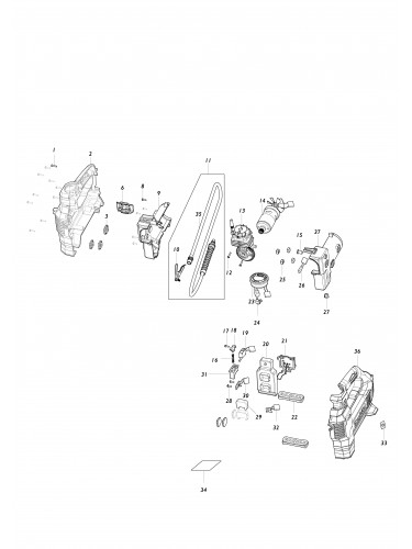 Vue éclatée Makita DMP181#01
