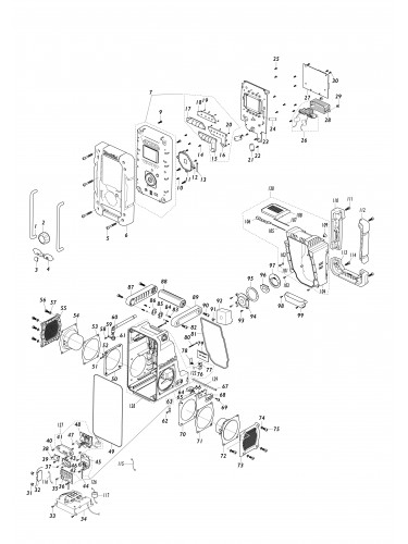 Vue éclatée Makita DMR300#01
