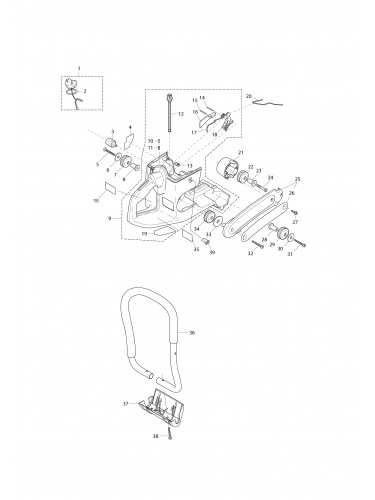 Vue éclatée Makita DPC7331#01
