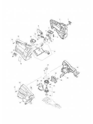 Vue éclatée Makita DUH751#01