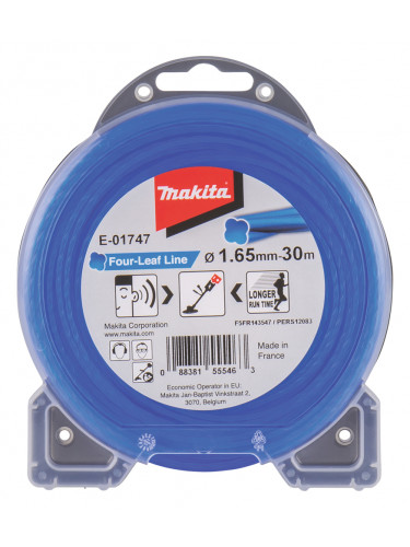 Fil nylon hélicoïdal pour débroussailleuse à batterie Makita
