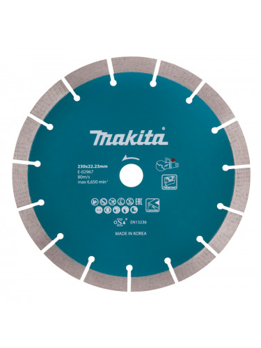 Disque diamant pour découpeuses à batterie Makita