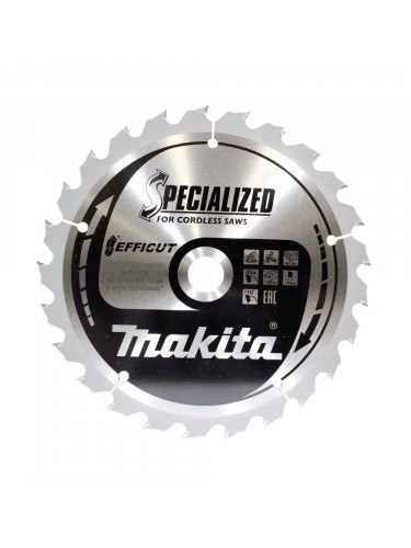 Lame de scie circulaire, T.C.T Efficut, 190 x 20 mm, 25 dents Makita