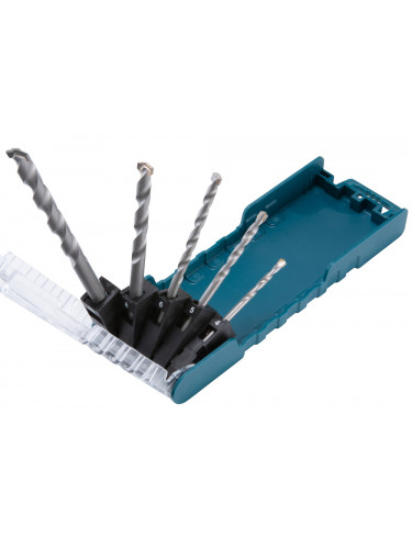 Coffret 5 forets Haute Qualité pour béton, à emmanchement cylindrique Makita