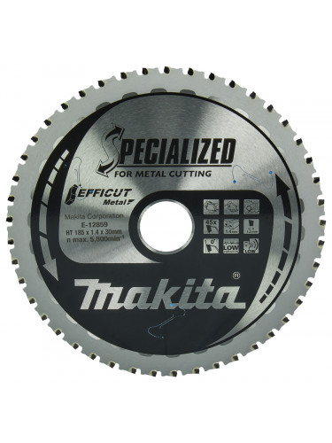 LAME CARB METAL EFFICUT 185X30 Makita