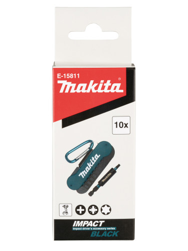 SET 10 PCS IMPACT BLACK Makita