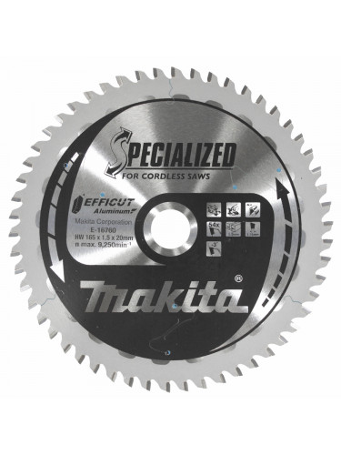 LAME CARB ALU EFFICUT 165X20MM 64D Makita