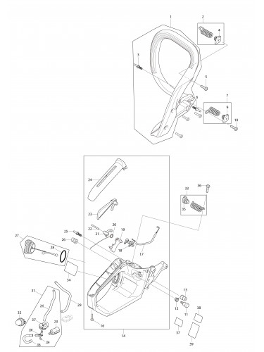 Vue éclatée Makita EA3601F#01