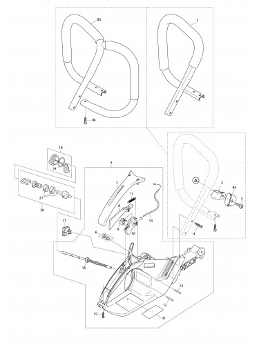 Vue éclatée Makita EA7300P#01