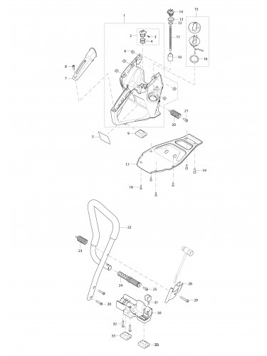 Vue éclatée Makita EK6100#01