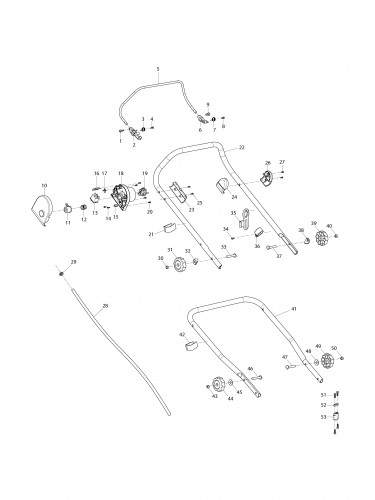 Vue éclatée Makita ELM4110#01