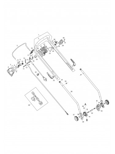 Vue éclatée Makita EM331#01