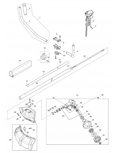 Vue éclatée Makita EM3400U#01