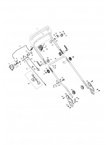 Vue éclatée Makita EM411#01