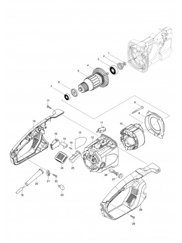 Vue éclatée Makita ES2141TLC#01