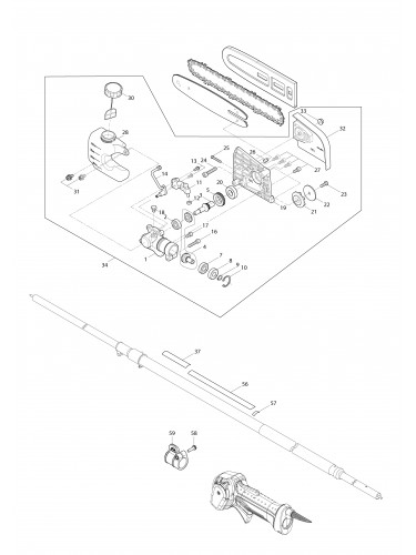 Vue éclatée Makita EY2650H#01