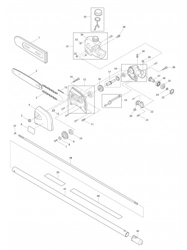 Vue éclatée Makita EY400MP#01