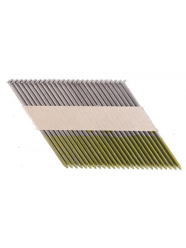 Clous 34° tête D lisses en bandes collées, pour cloueurs pneumatiques et à gaz (GN900, IM350, IM90) Makita