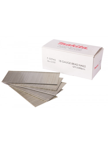 Clous tête homme mini brads 18 Ga galvanisés, pour cloueurs pneumatiques (DBN500, SKN12, NT45A, IM50) Makita