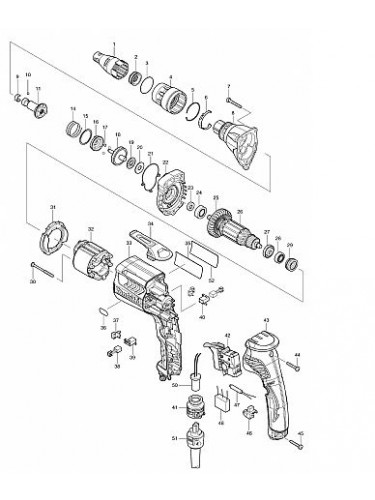 VISSEUSE PLAQUE DE PLÂTRE MAKITA FS6300R