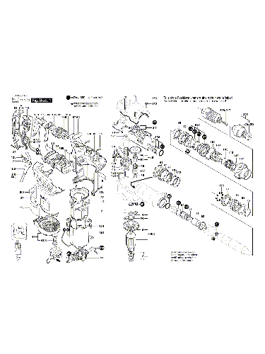 PIECES  DETACHEES  PERFORATEUR SDS-plus  BOSCH GBH 4-32 DFR