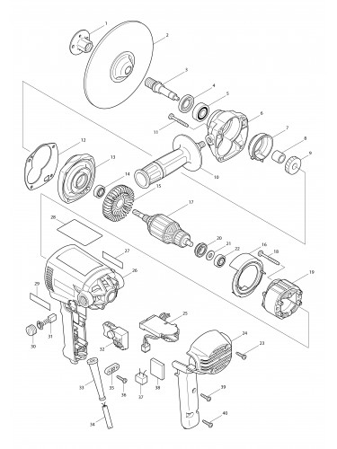 Vue éclatée Makita GV7000C#01