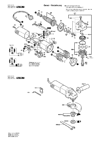 MEULEUSE BOSCH GWS 6-125