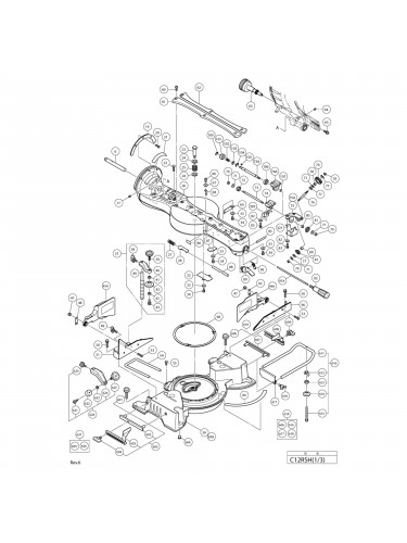 Vue éclatée Hitachi Hikoki C12RSH #01