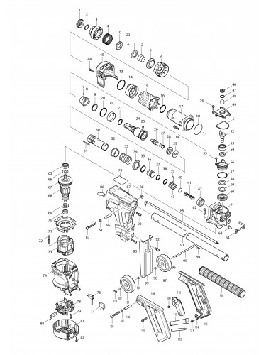 Vue éclatée Makita HK1820L#01