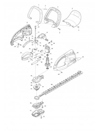 Vue éclatée Makita HT-355#01
