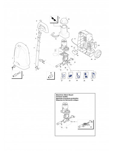 Vue éclatée Makita HW102#01