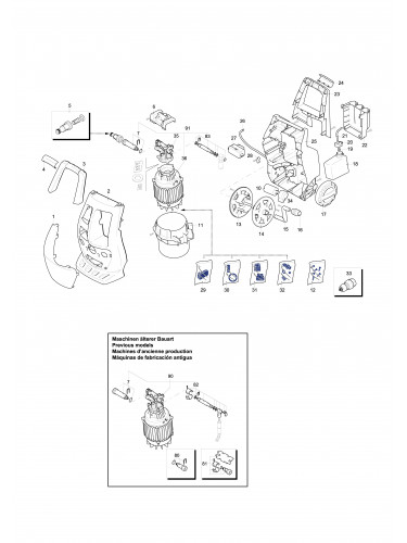Vue éclatée Makita HW112#01