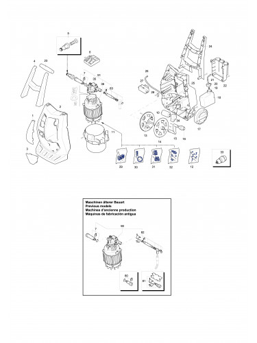 Vue éclatée Makita HW132#01