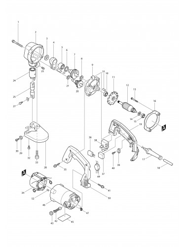 Vue éclatée Makita JS3200#01