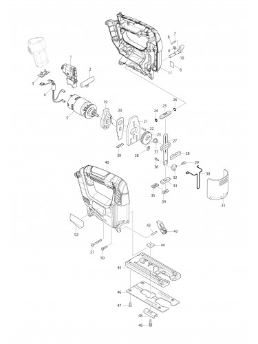 Vue éclatée Makita JV100D#01