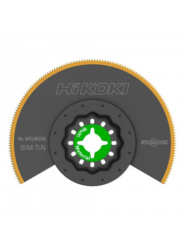 Lame multitool Starlock Hikoki MSU85SB BiM TIN Multimatériaux #01